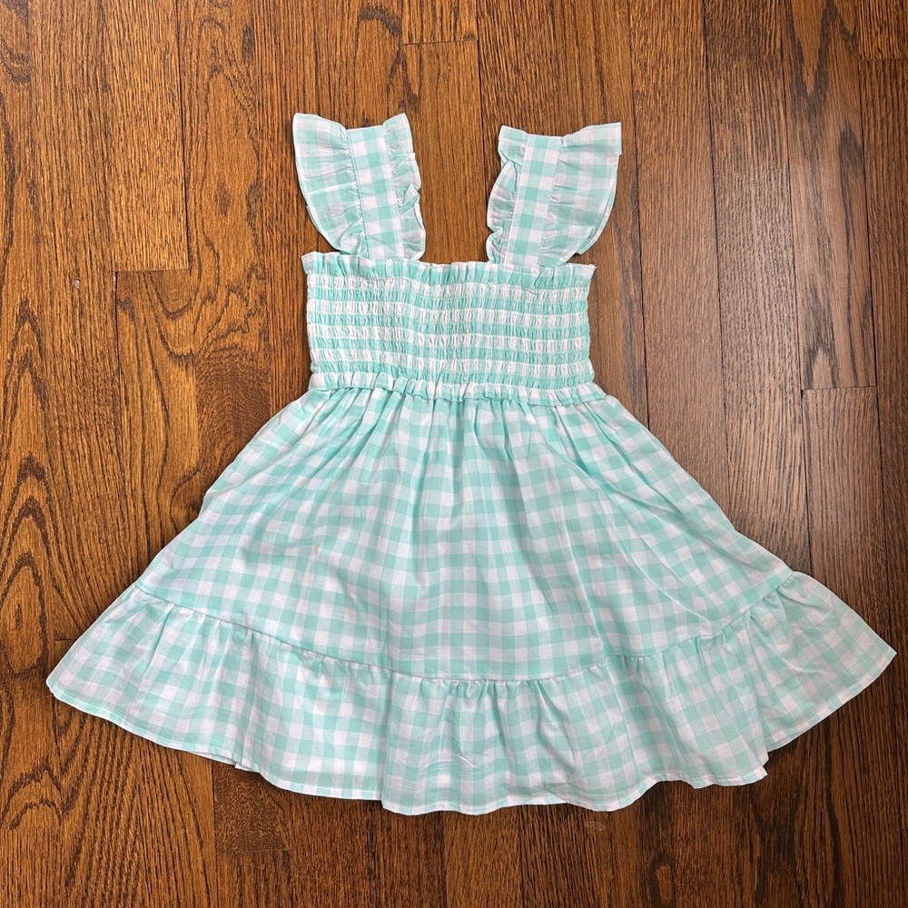 Janie & Jack Smocked Gingham Dress 2T